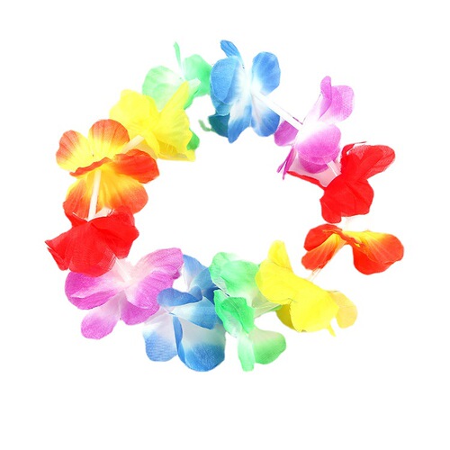 Garland four-piece set children's colorful adult Hawaiian suit party wedding supplies pick-up game props