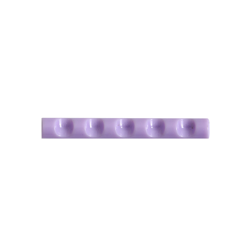 日系ネイルペンブラシホルダー透白カラーアクリル溝置きペンホルダーシンプルバー収納ネイルツール