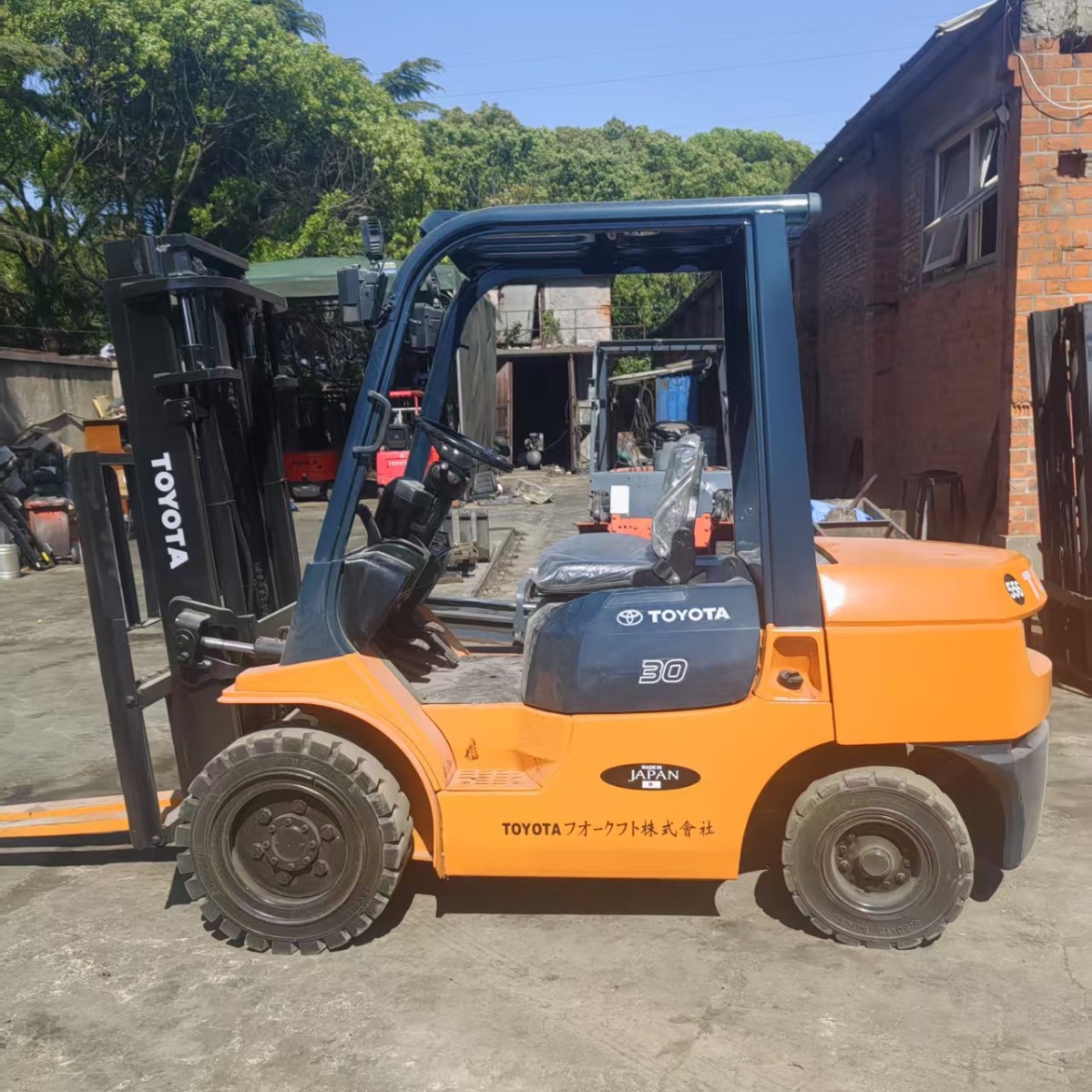 精品柴油叉车丰田3吨二手叉车升高3米现货直销液压升降搬运机械