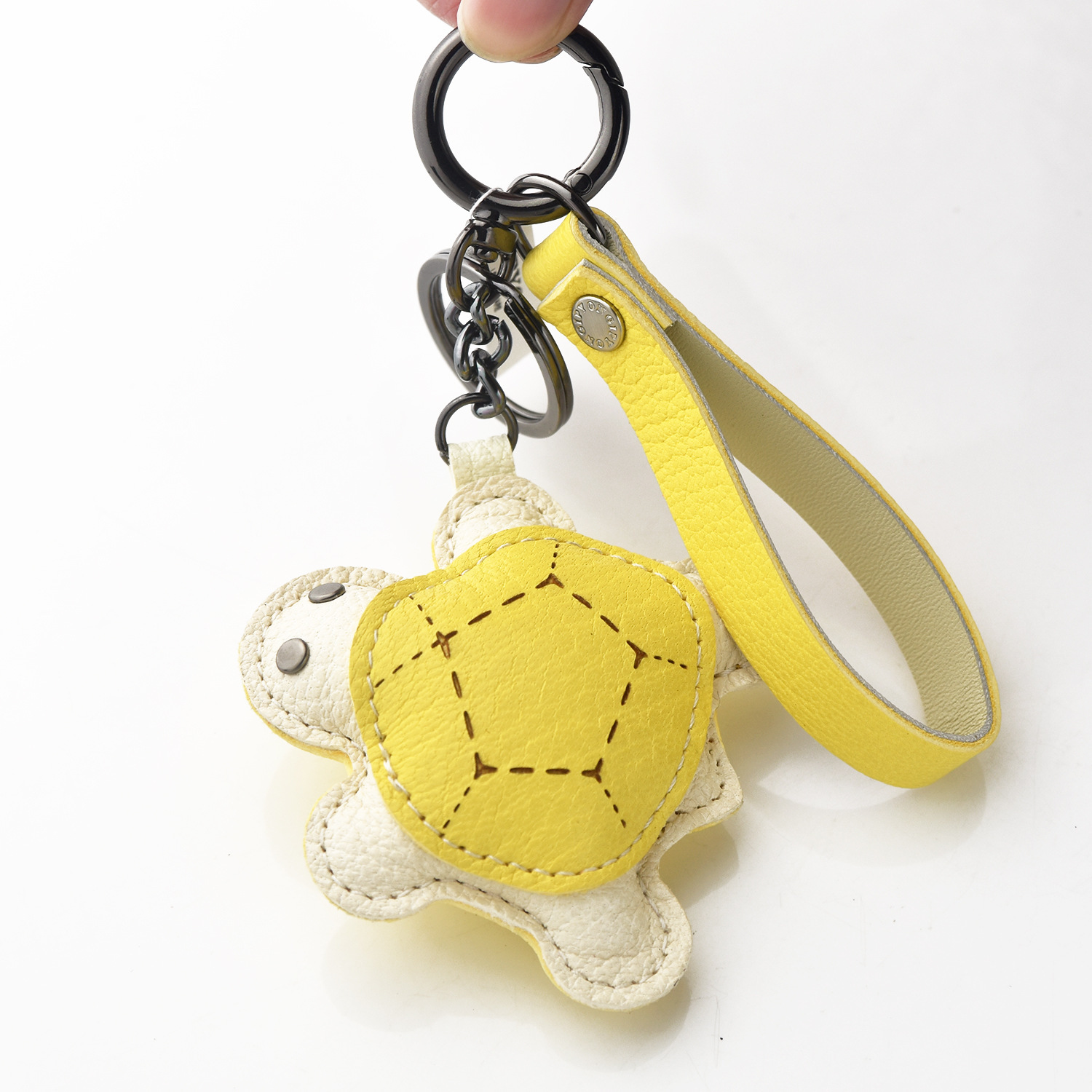 밝은 노란색 + 양가죽 로프