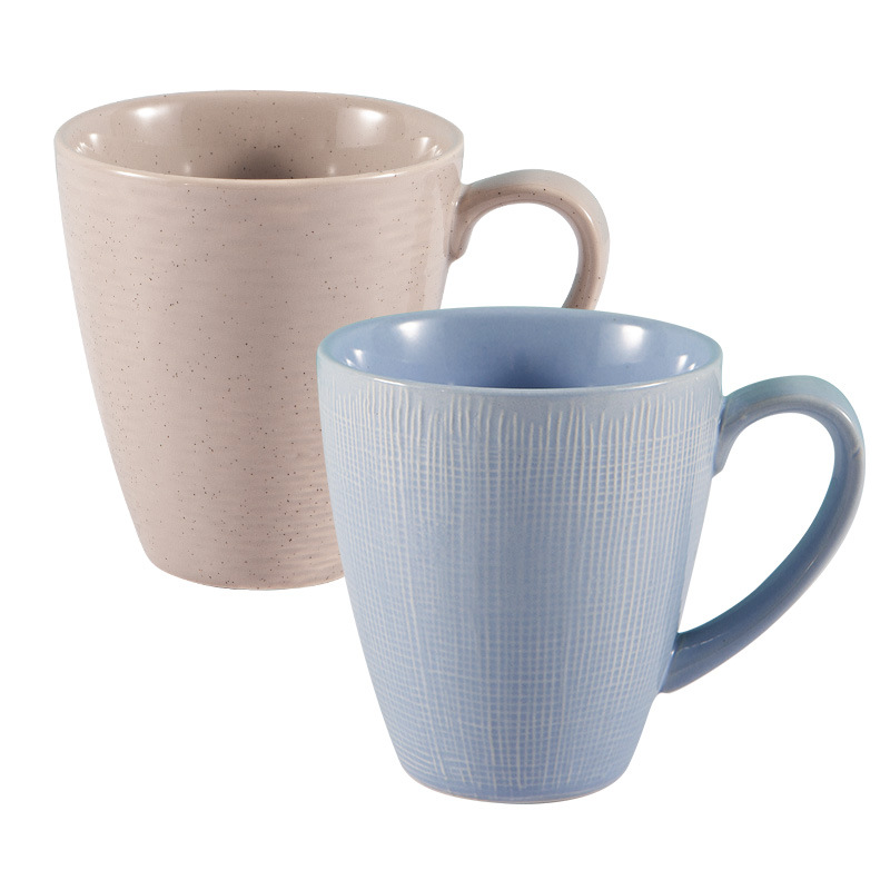 Porcelana de pelo flojo línea de loto marca taza de pareja taza de cerámica creativa simple taza de agua doméstica taza de cerámica