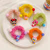 Demi-season brand cute headband, children's hair accessory for adults, hair rope, plush, Korean style