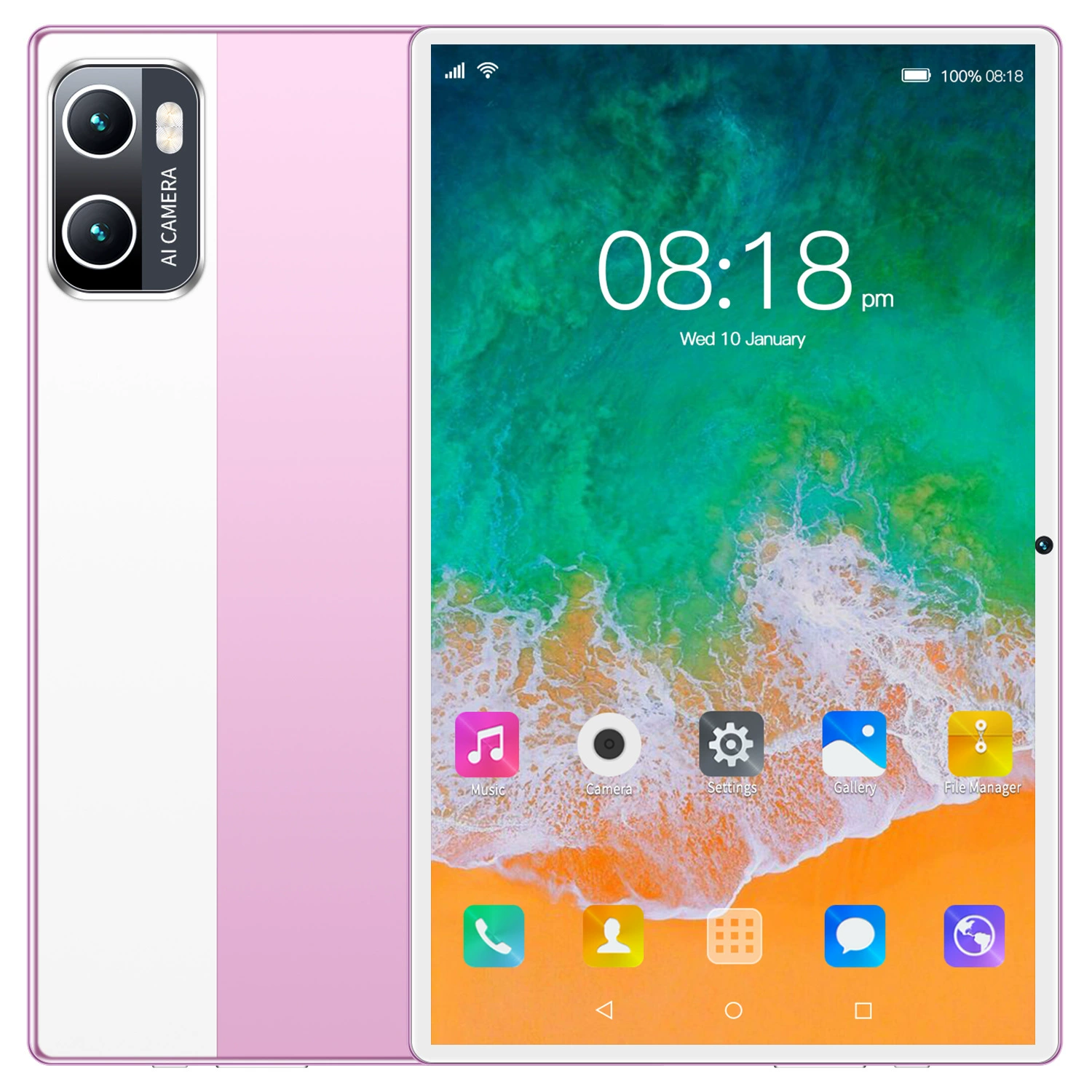 Планшет (P50) Android 10,1″, Google English версия, съёмный межрегиональный SIM‑слот, модель 2024