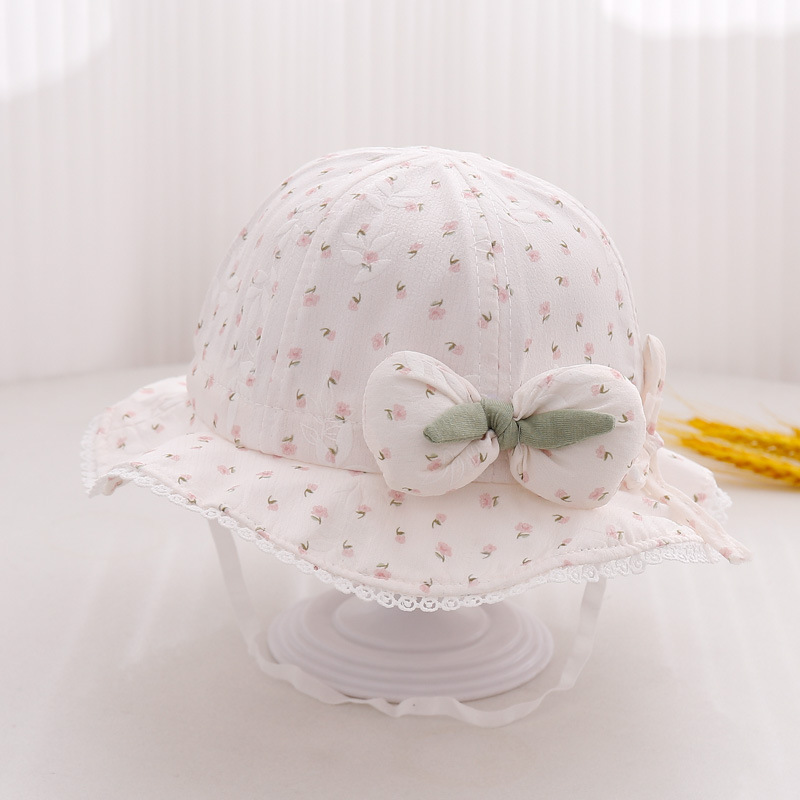 Sombrero de bebé otoño y invierno sombrero de bebé hombre sombrero de pescador para niños niñas sombrero de sol pequeño mes