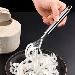 Stainless steel coconut grater Coconut shredder Coconut peeler Household coconut meat Extractor Fish scale removal tool