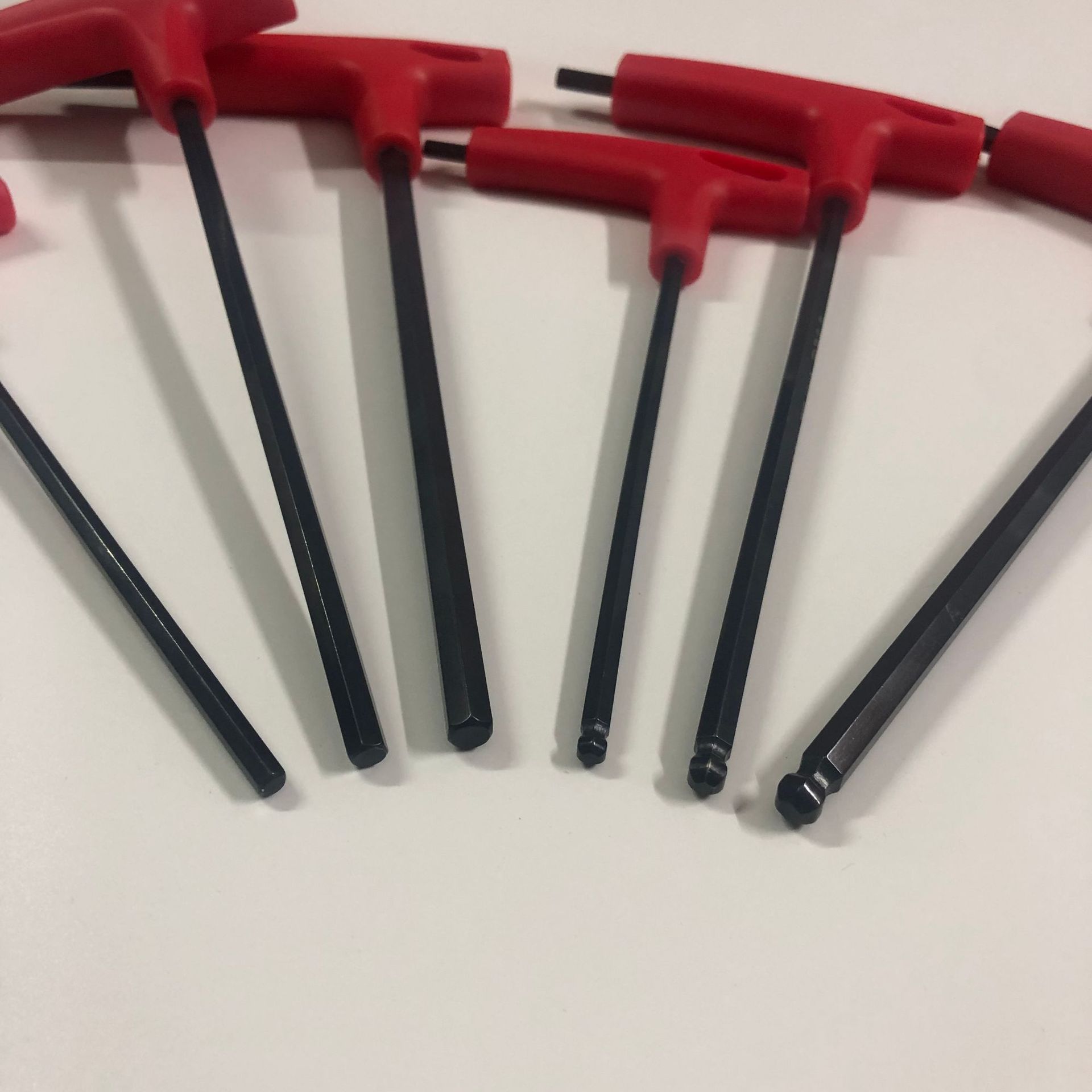 Fuente fabricante muleta llave hexagonal cabeza plana/cabeza de bola L-tipo llave hexagonal cromo vanadio acero endurecido