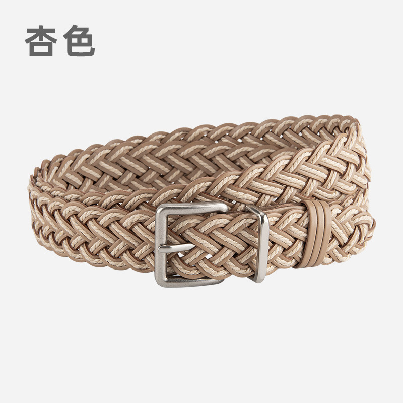 工場卸売新しい手織りレザーベルト女性マッチングドレス装飾女性ワイドベルトドロップシッピング|undefined