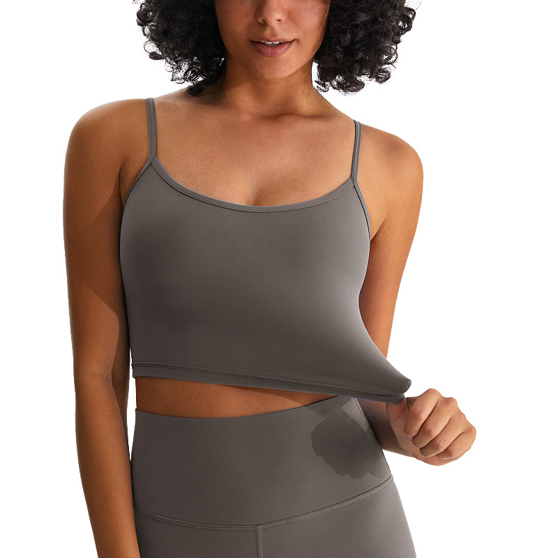 Nueva ropa interior deportiva transpirable para mujer, camisola que absorbe la humedad, chaleco de yoga, sujetador de fitness fruncido, hermosa espalda bra