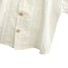 女童衬衫短袖棉夏季婴儿甜美韩系上衣洋气时髦半袖女宝宝衬衣