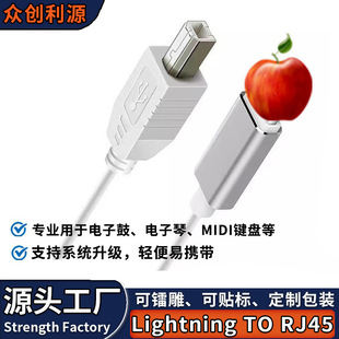 lightning12ϵ�y�������B�Ӿ� �֙C/ƽ����ӹ�MIDI�B�Ӿ�otg