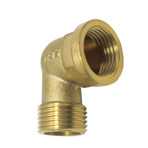 Copper elbow elbow 4 minutes 6 minutes right angle 90 degrees inner and outer wire inner thread four-point pipe fittings water pipe plumbing joint 1520