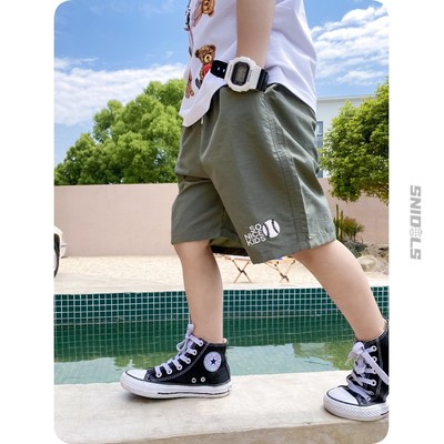 网球刺绣短裤三色