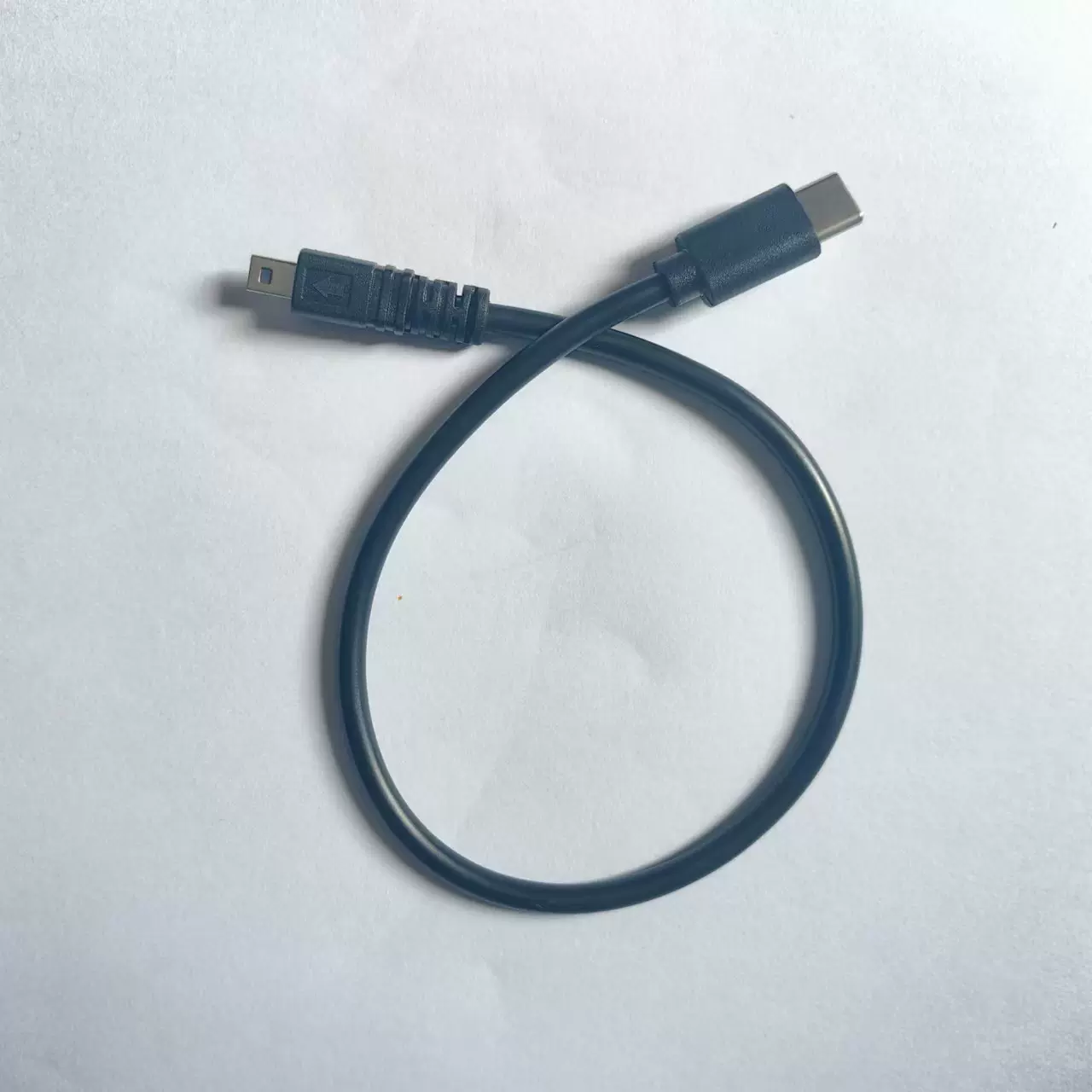 Type-C转OTG线mini8P数码相机手机转录传输数据线0.3M