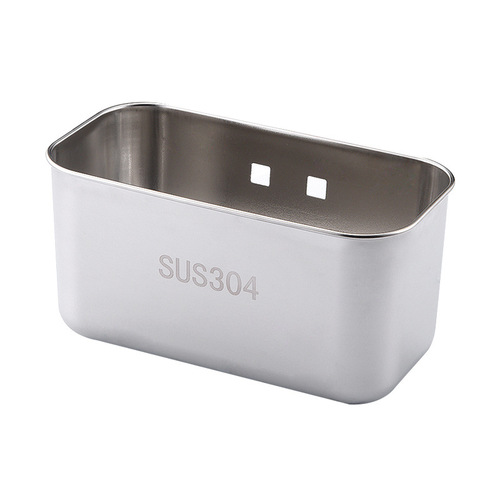 Kitchen sink drain basket 304 stainless steel triangle drain rack leftovers filter sink storage basket