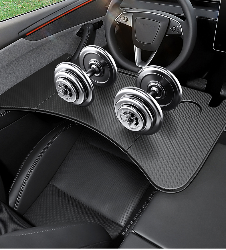 Suitable for the New Version of Tesla Car Small Table Folding Computer Camping Accessories