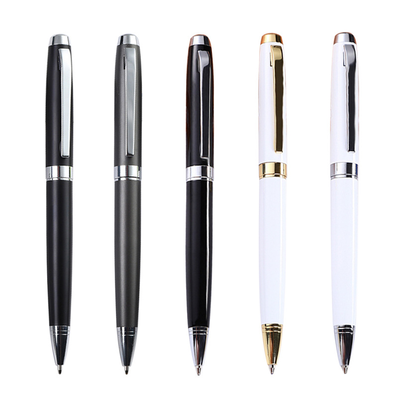Suministro directo de fábrica de alta calidad de metal bolígrafo firma pluma impresión medio aceite pluma negocio Oficina publicidad regalo pluma