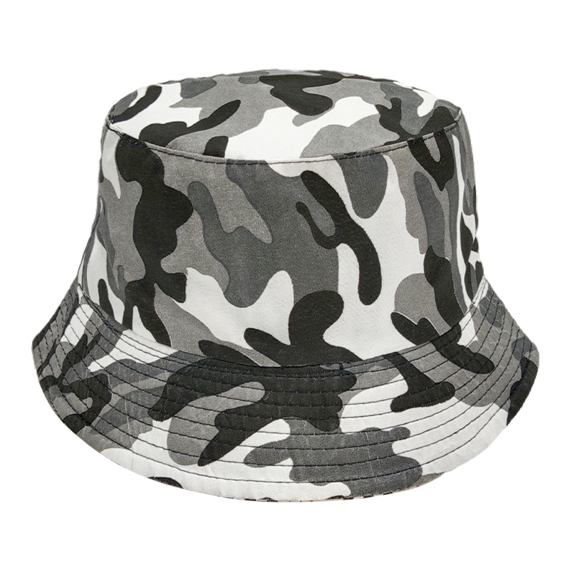 Productos de puestos de tierra Sombrero de pescador de color sólido barato Sombrero de camuflaje de protección solar de doble cara personalizado Sombrero de publicidad de viajes de tablero de luz al por mayor