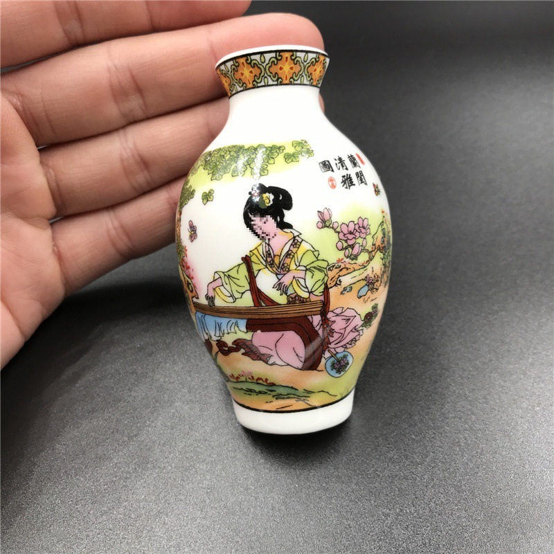中国風陶磁器青花磁器花瓶冷蔵庫に記念品を貼った家庭装飾品ビジネスは老外ギフト磁石大を送る|undefined