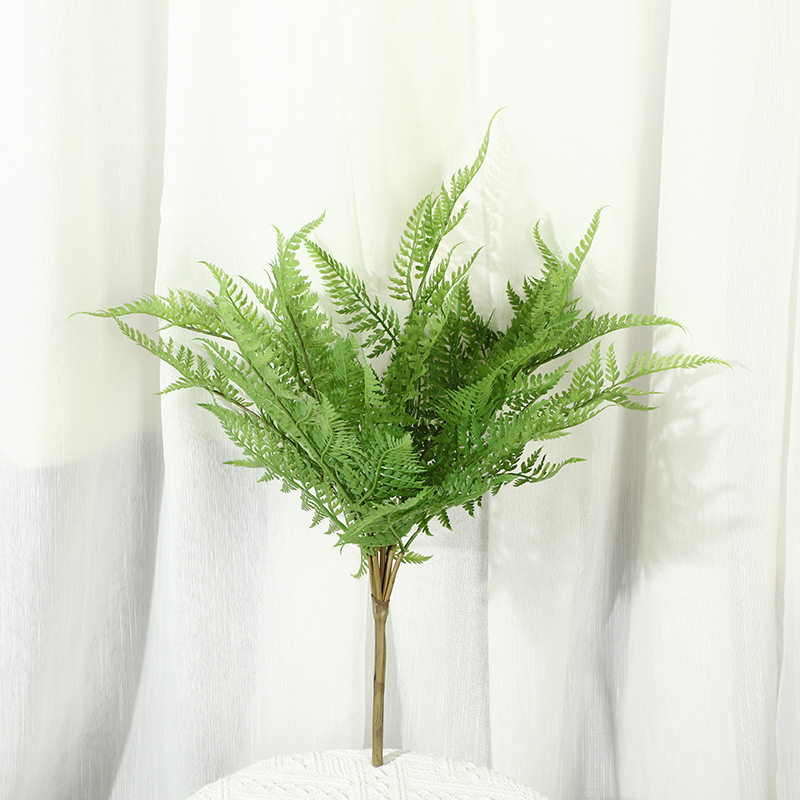 仿真蕨类九头龙头菜绿植室内植物墙装饰家居桌面绿植摆件干花批发