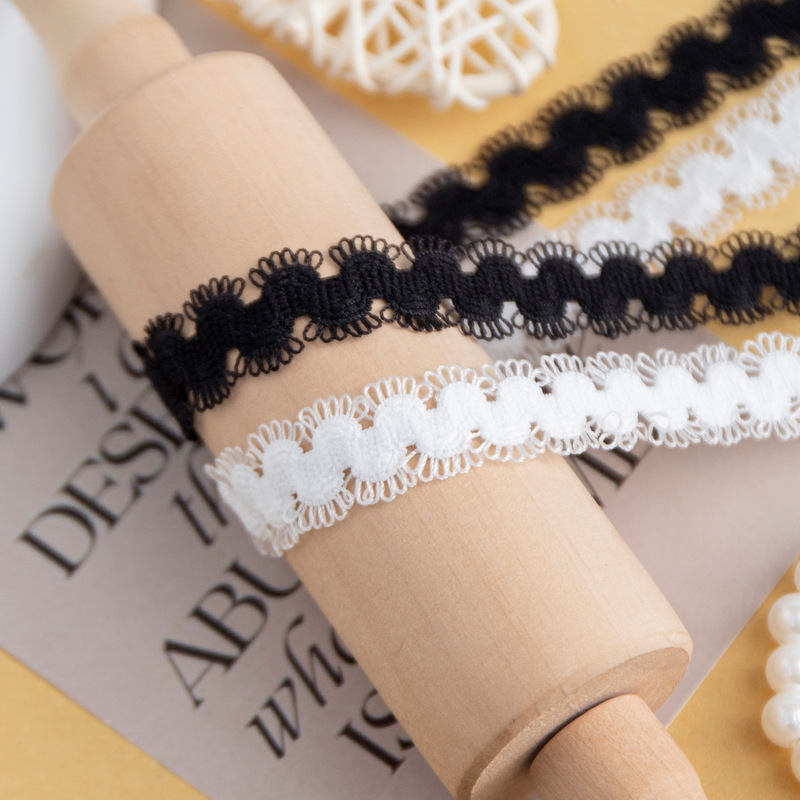 Ready Supply 1.5cm Nylon S-Shaped Rope Bud Belt DIY Handmade Women's Suspender Elastic Nylon Elastic Belt