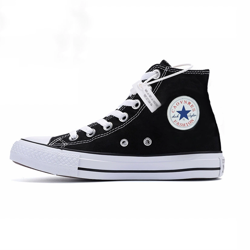 Converse, тканевая высокая обувь для любимых, классические низкие кеды