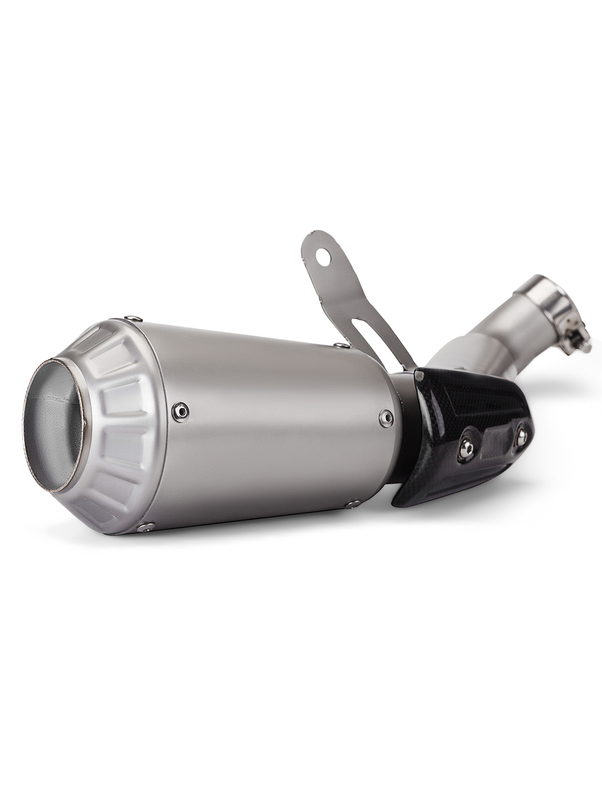 Motorcycle modified exhaust pipe CBR1000 middle and tail carbon fiber protective cover 08-16 years 17-19 years straight up