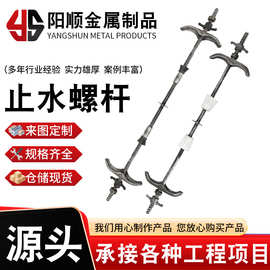 止水螺杆建筑穿墙对拉螺栓建筑模板通丝防水丝止水螺杆