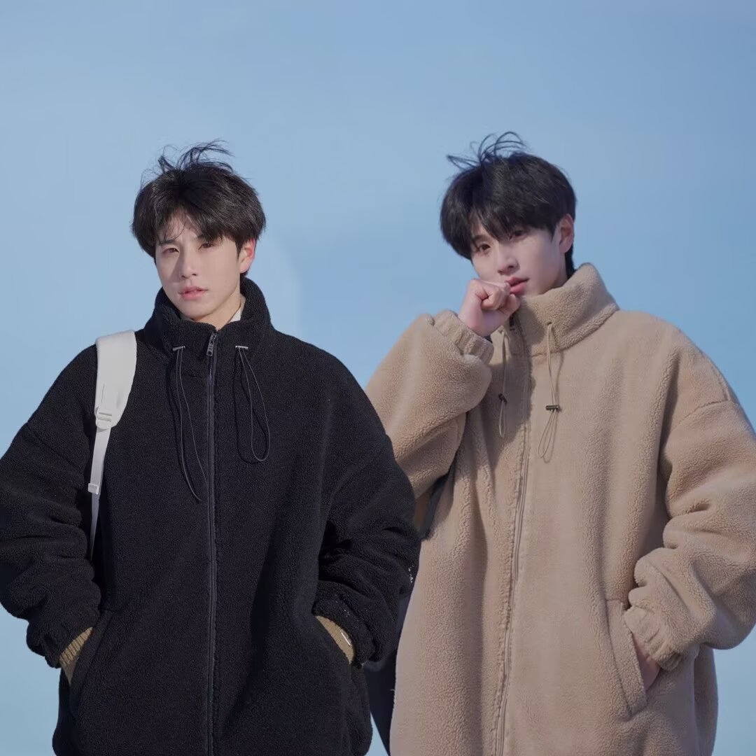 2024春秋痞帅外套男ins高街潮牌港风日系原宿风韩版潮流宽松夹克