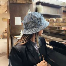 蓝纹奶酪～重磅日本小众设计款立体帽檐工装渔夫帽