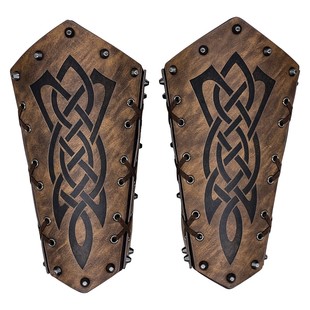 Cross-Border Temu Amazon Medieval Viking Bucket Nail Wrist Guard Knight Cosplay Stage Costume Props
