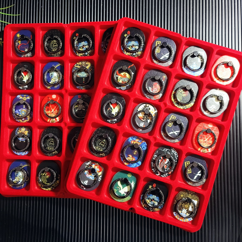 Unit Price is one version 20 pack ring buckle series men's Chinese style ring buckle mobile phone bracket Square