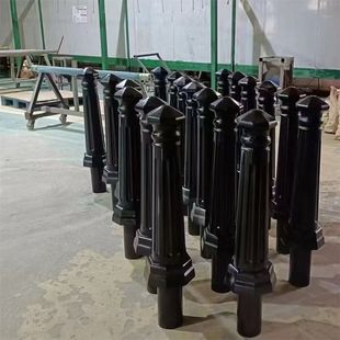 Wholesale Cast Iron Roman Columns Municipal Facilities Road Isolation Road Pile Construction Engineering Anti-Collision Columns