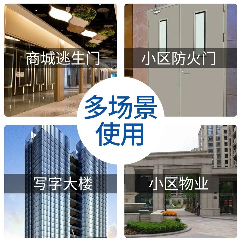 304 stainless steel fireproof door lock full set of universal fire door lock cylinder channel lock accessories handle fire lock body