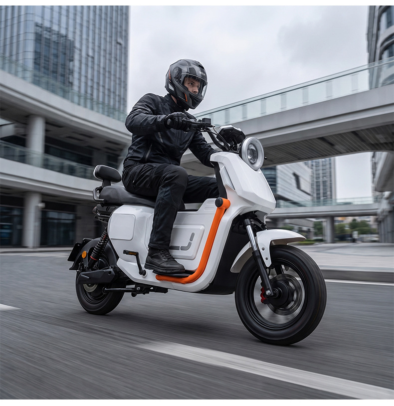 Cross-Border Wholesale U2 Electric Scooter with Integrated Seat and Rear Box, Specially Designed for Food Delivery, with Ultra-Long Battery Life
