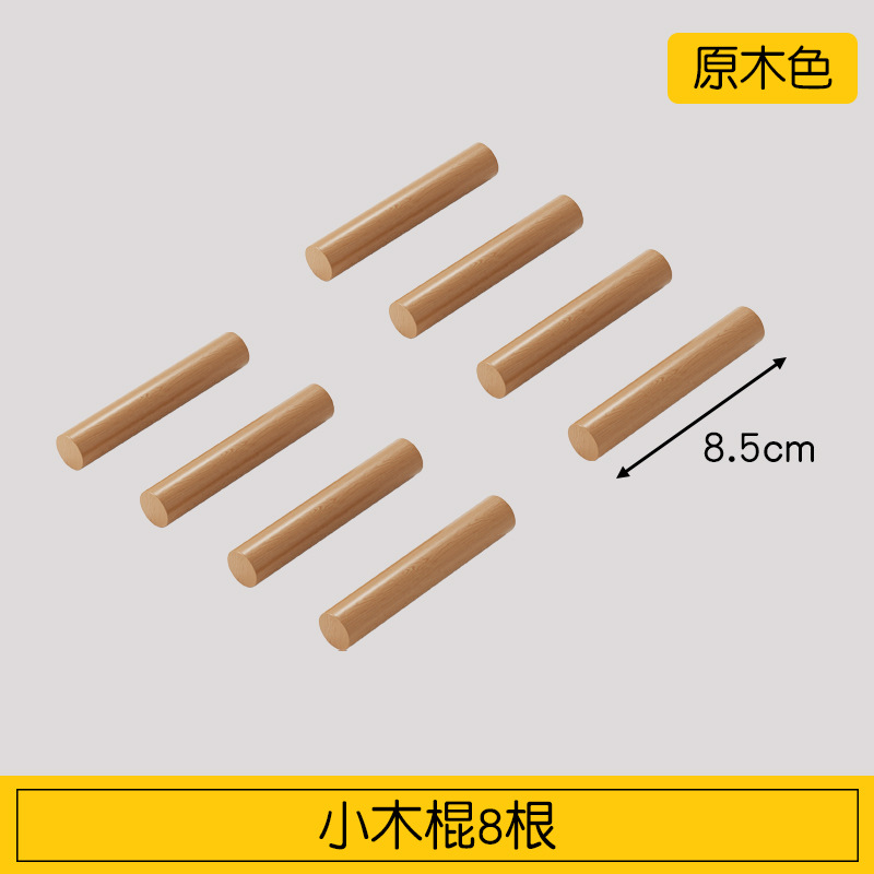 Tablero de agujero de madera maciza, estante de pared, entrada, forma de nogal, decoración de pared, pantalla de almacenamiento