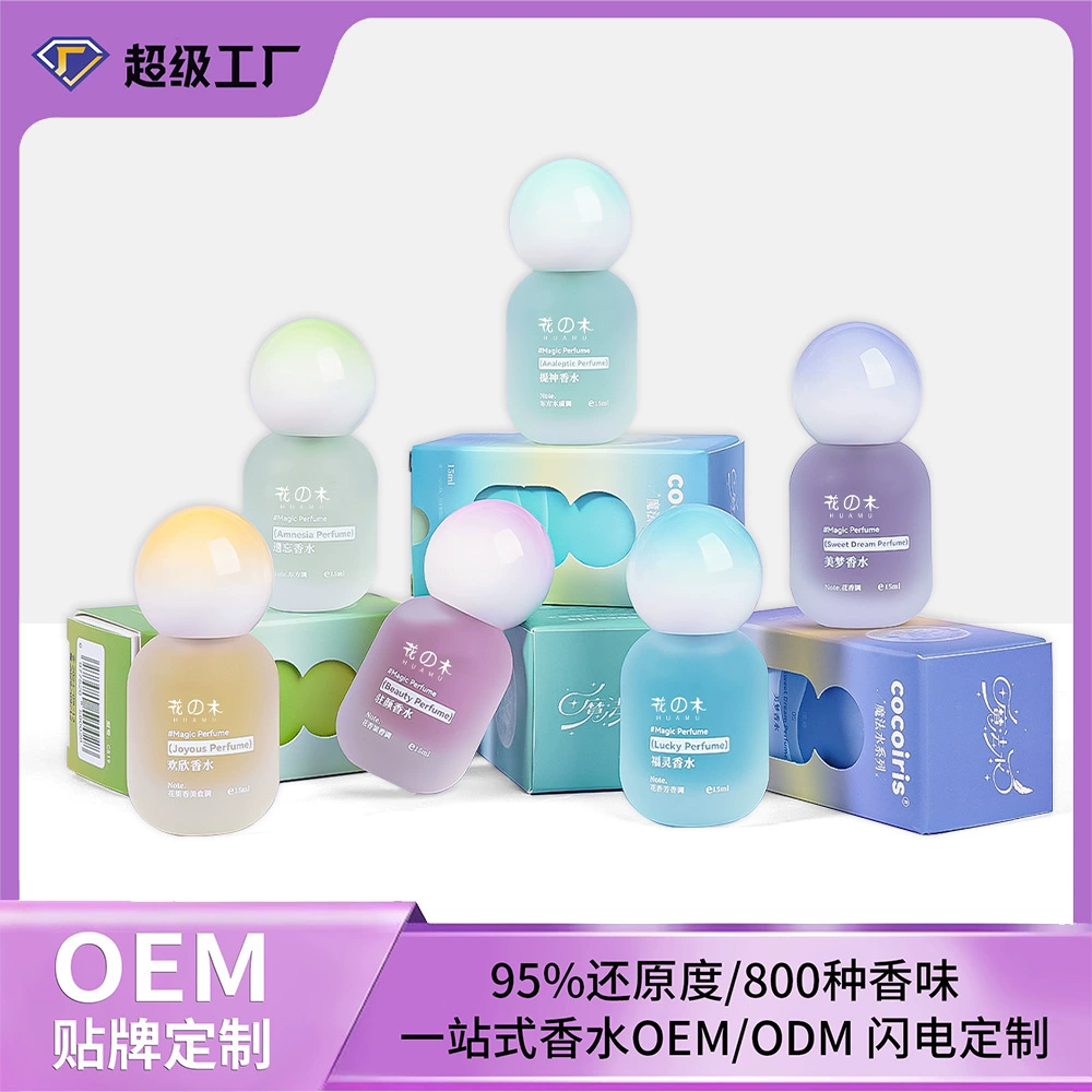Элитная частная модель 15 мл волшебный парфюм с длительным стойким легким цветочно-фруктовым ароматом для мужчин и женщин, производство парфюмерии OEM, индивидуальный заказ