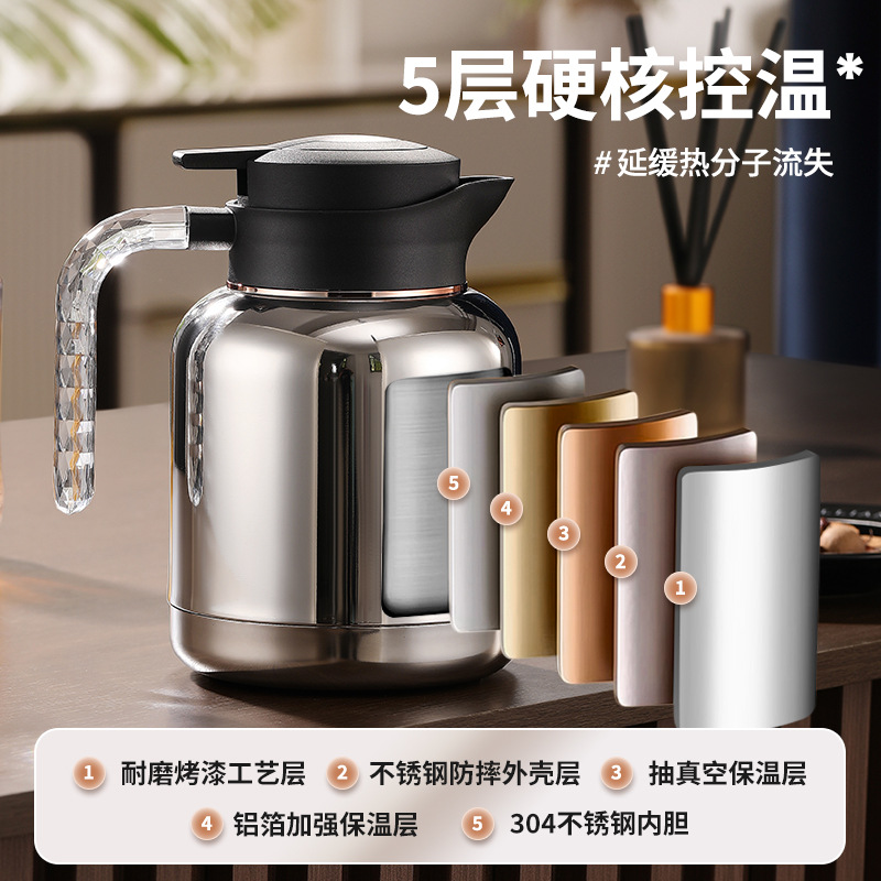 Smart teapot stainless steel