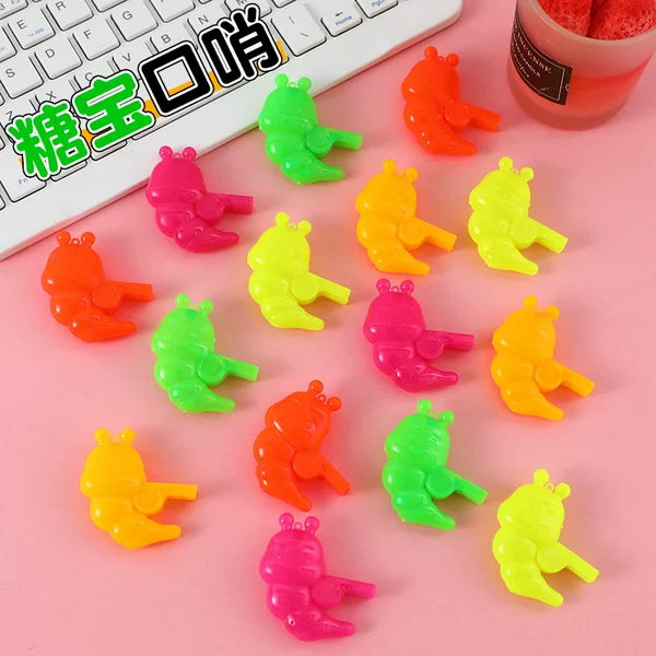 Children's whistle toy harmonica Caterpillar whistle baby baby trumpet cute doll