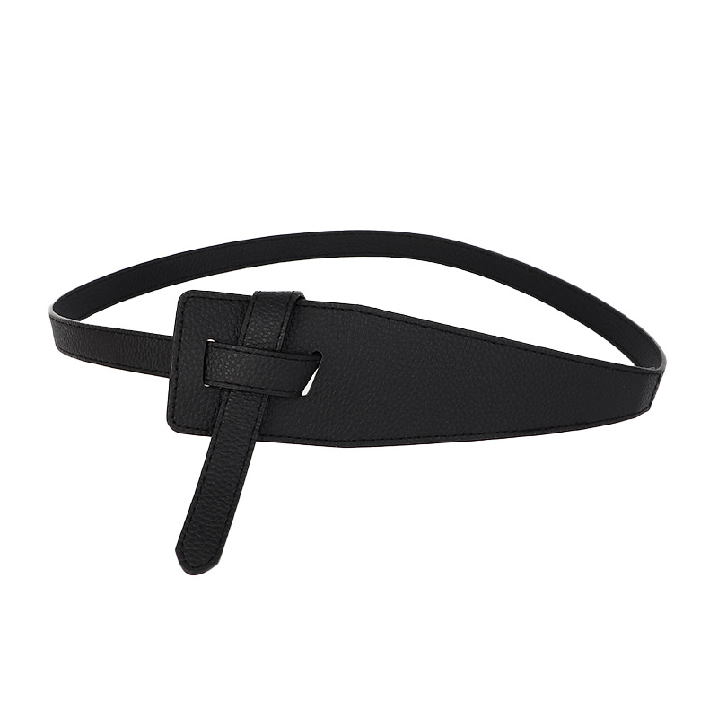 Cinturilla Ancha Retro para Mujer de Cuero Sintético para Abrigos y Vestidos image 6