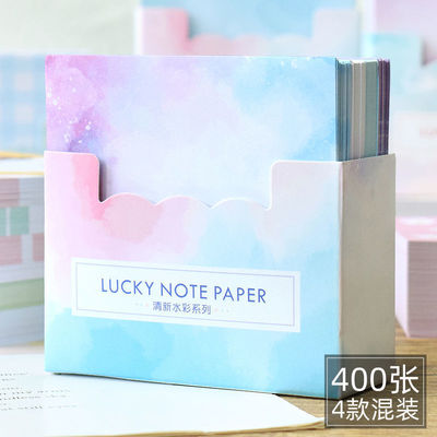 Paper notes Yan value Xian Qi Viscosity Paper notes ins Cute box star Origami Paper cranes