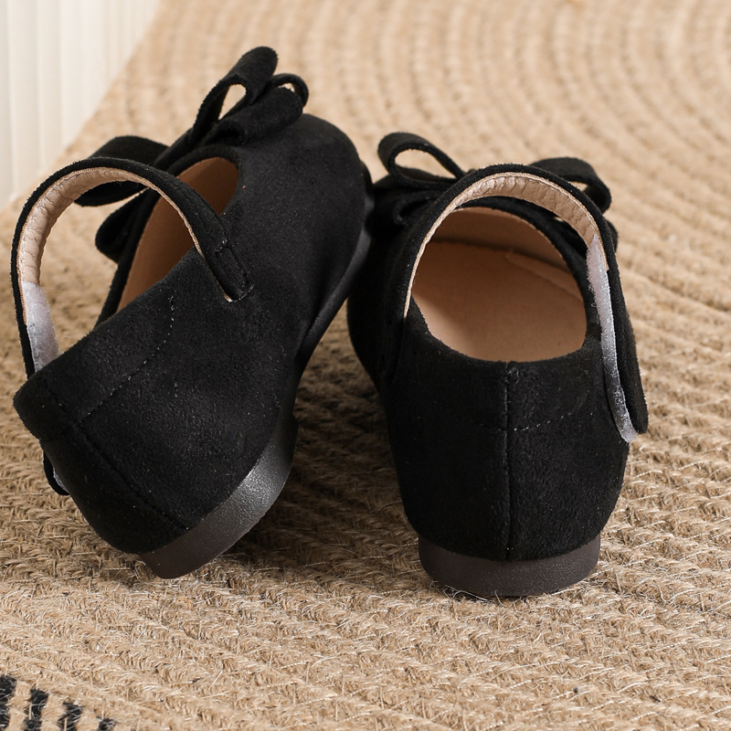 Girl's Vintage Style Solid Color Round Toe Flats display picture 5