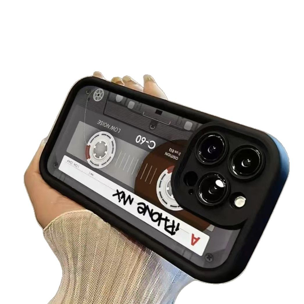 Funda para teléfono móvil iphone16pro de personalidad europea y americana Apple 15 anti-caída 14/13promax nuevo 12xr11