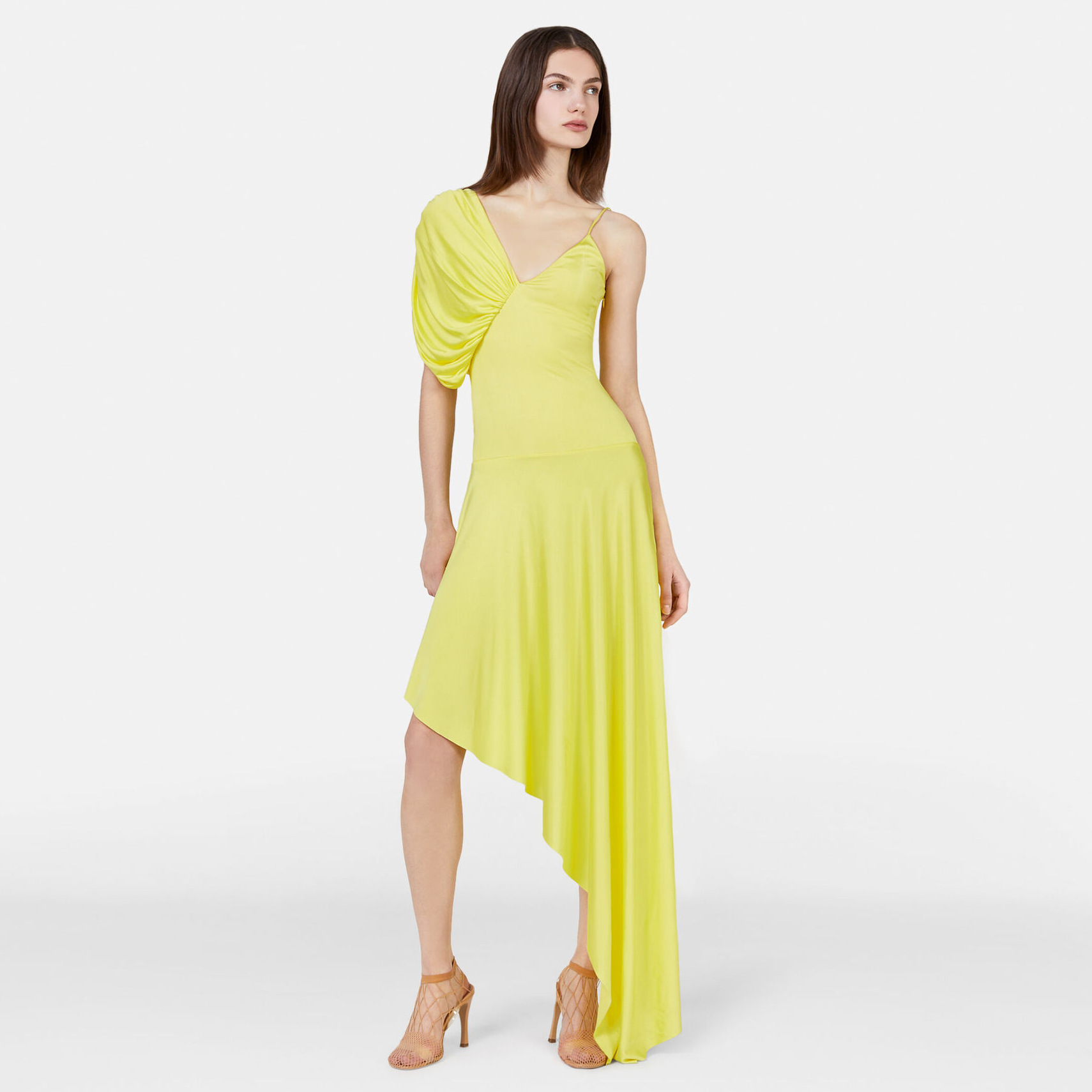 GraceChic GraceChic 2024 European And American New One-Piece Swimsuit For Women With Puff Sleeves, Solid Color, High-End Feel, Cross-Border_voghion.com