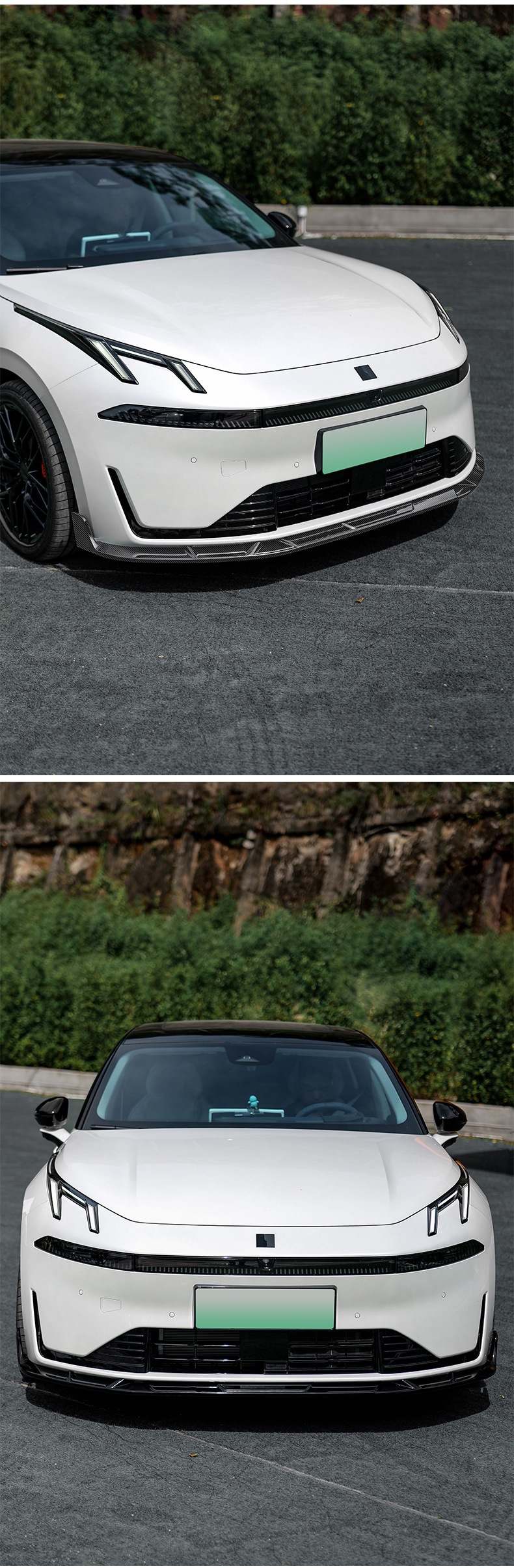 Suitable for Lynk & C 07 Exterior Modification Front Lip Front Shovel Front Surrounding Anti-collision Protective Parts Fashion Non-destructive Installation and Fixing