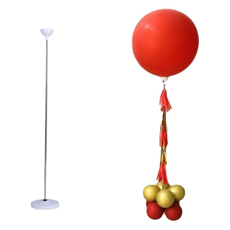 Balloon Road Leading Column Telescopic Rod 2 m Floating Empty Stainless Steel Telescopic Rod Bracket Balloon Empty Floating Column Telescopic Rod