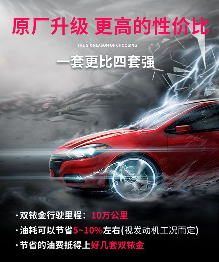 Solve the Problem of Flickering with Original Dual Iridium Spark Plugs, Ultra-Energy-Saving and Fuel-Efficient, Original Factory Upgraded Spark Plugs for Small Cars