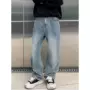 美式宽松重工男款牛仔裤