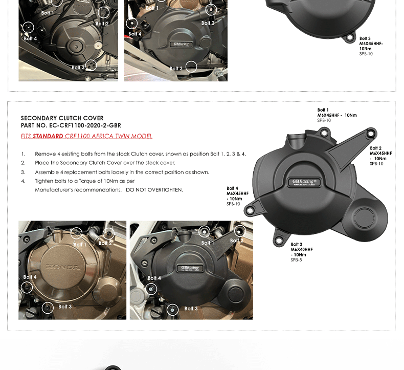 Suitable for Honda Africatwin&Adventure20-25 Engine Anti-Fall Protective Cover Side Cover