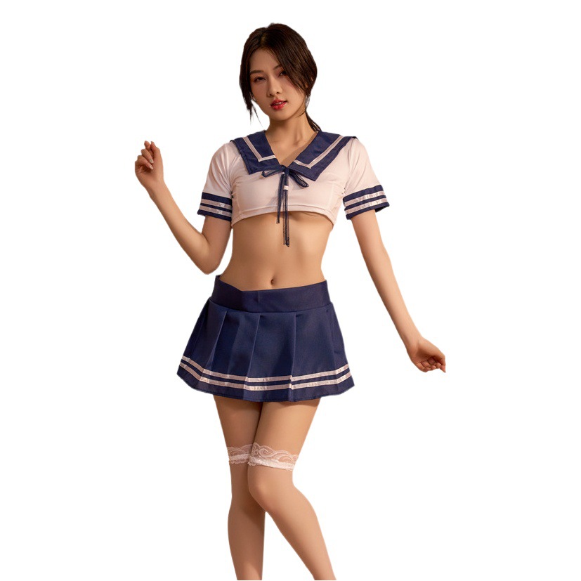 Piaosha estudiante lencería sexy traje de estudiante puro ropa uniforme del funcionamiento de la etapa