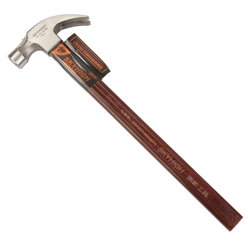 ✅ZM6H批发羊角锤美式圆头木工锤子特钢方头麻面绝缘柄钉锤工地木